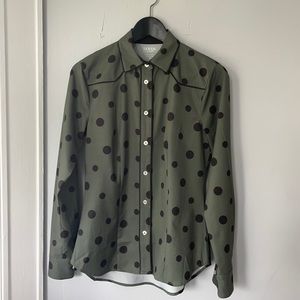 Dover Saddlery® Ladies Button-Down PolkaDot  Shirt